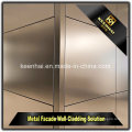 Powder Coated Aluminum Metal Wall Cladding Facade (KH-EWC002)